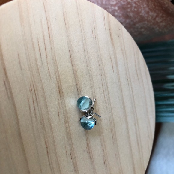 Brand new -925 Sterling Silver Blue Gradient Crystal - Picture 2 of 4